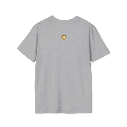 Golden Goat Unisex Softstyle T-Shirt | Cute Goat Tee for Animal Lovers, Birthday Gift, Casual Wear, Farmhouse Decor, Nature Fans