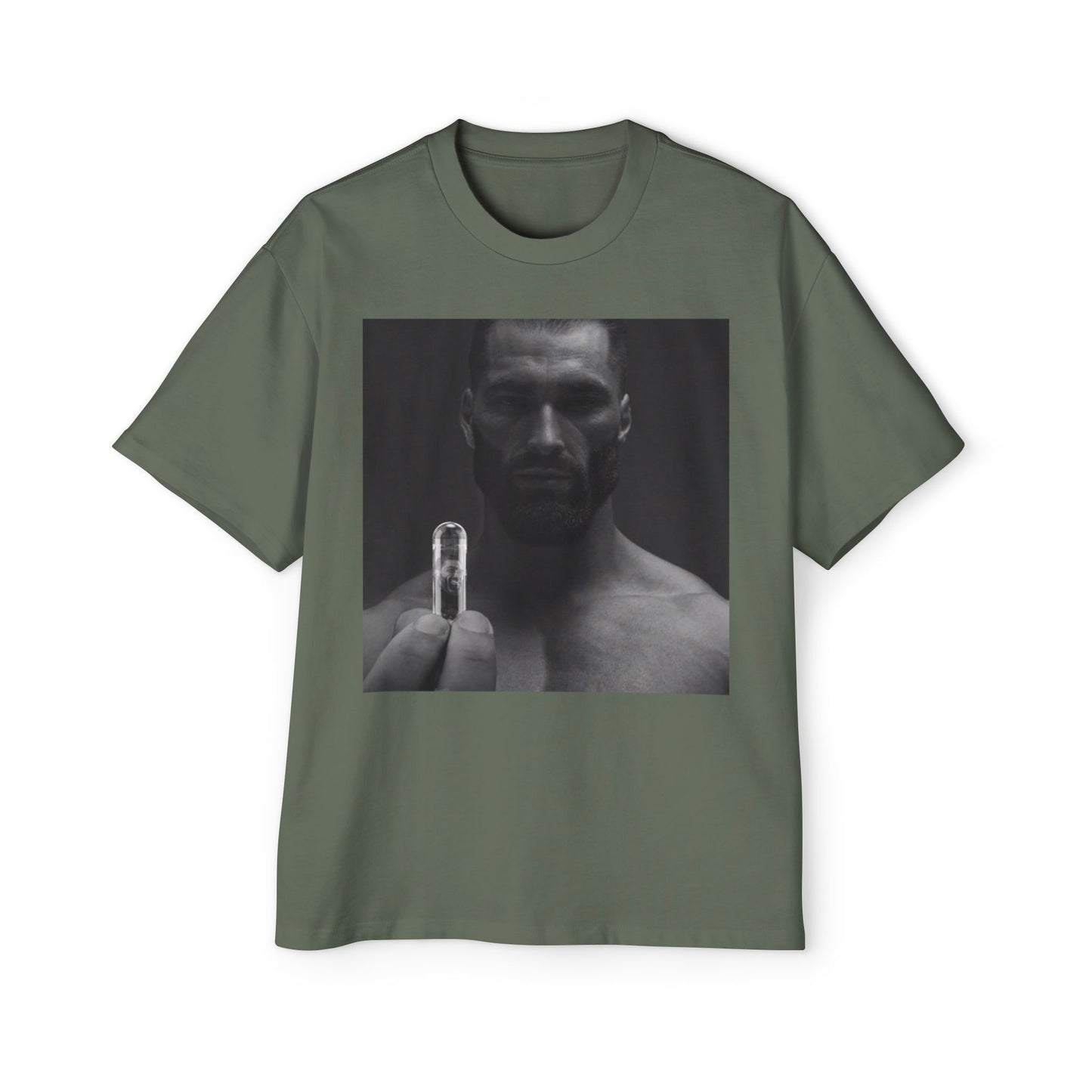 GIGA Men's Oversized Graphic Tee - Streetwear Staple, Gigachad Design, Casual Comfort, Perfect Gift for Him, Ideal for Music Festivals, [...]