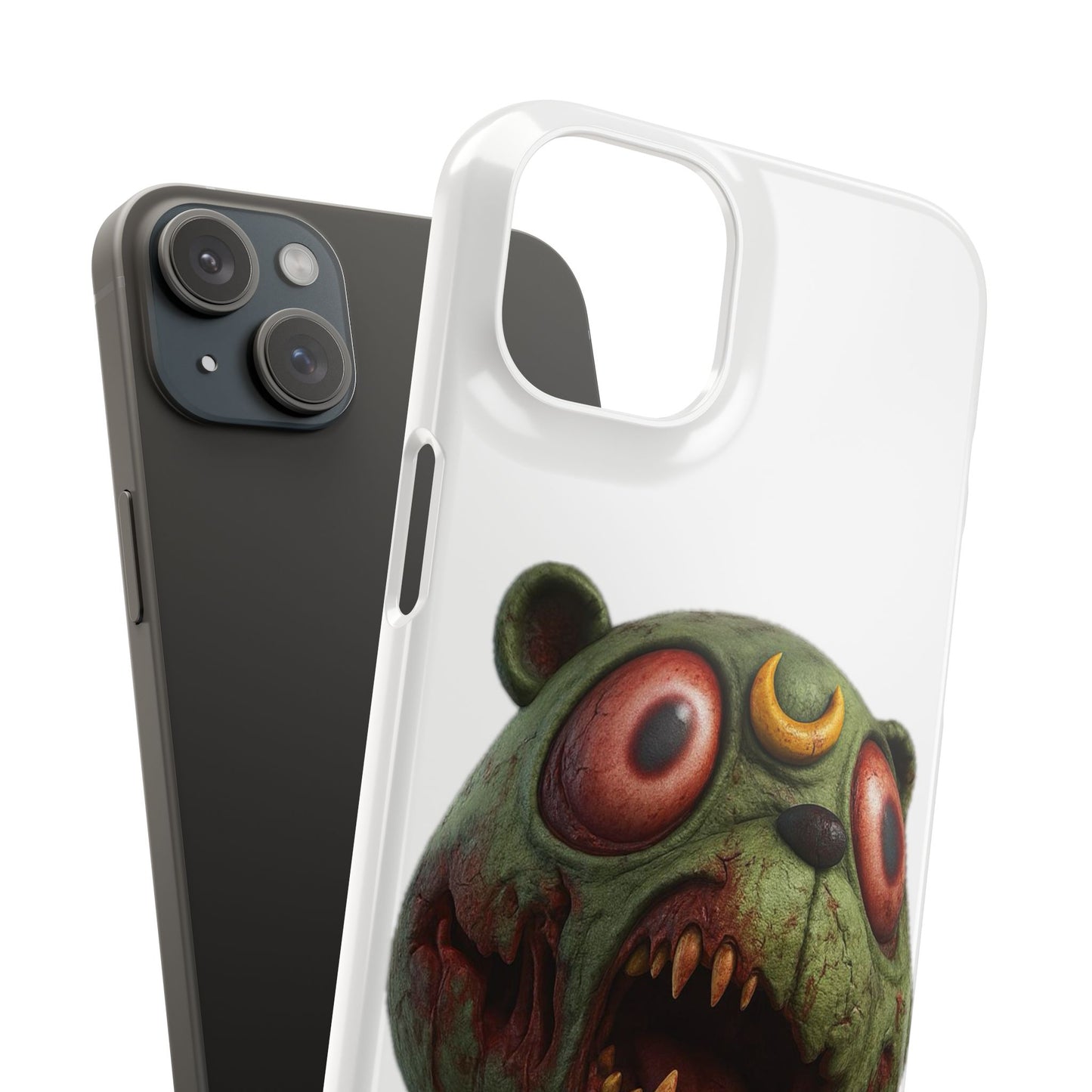 4NBT Zombie Bear Phone Case, Horror Snap Case, Cute but Spooky Accessory, Gift for Halloween, Unique Phone Cover