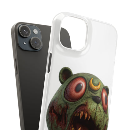 4NBT Zombie Bear Phone Case, Horror Snap Case, Cute but Spooky Accessory, Gift for Halloween, Unique Phone Cover
