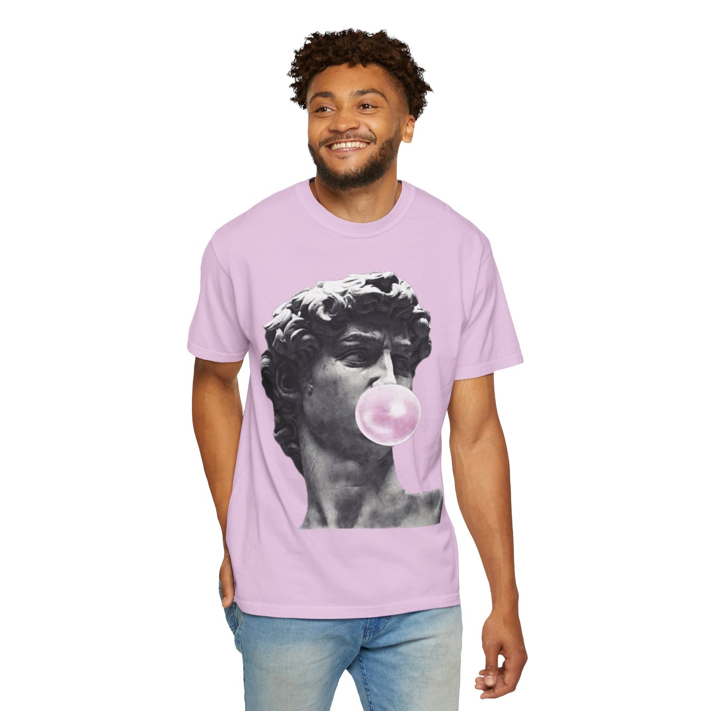@ye Bubblegum David T-Shirt | Trendy Unisex Tee, Art-Inspired Shirt, Casual Summer Wear, Gift for Art Lovers i