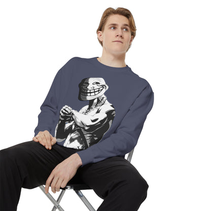 TROLL Stylish Unisex Sweatshirt with Playful Graphic, Trendy Streetwear, Cozy and Casual, Perfect Gift for Any Occasion, Unique Art Design