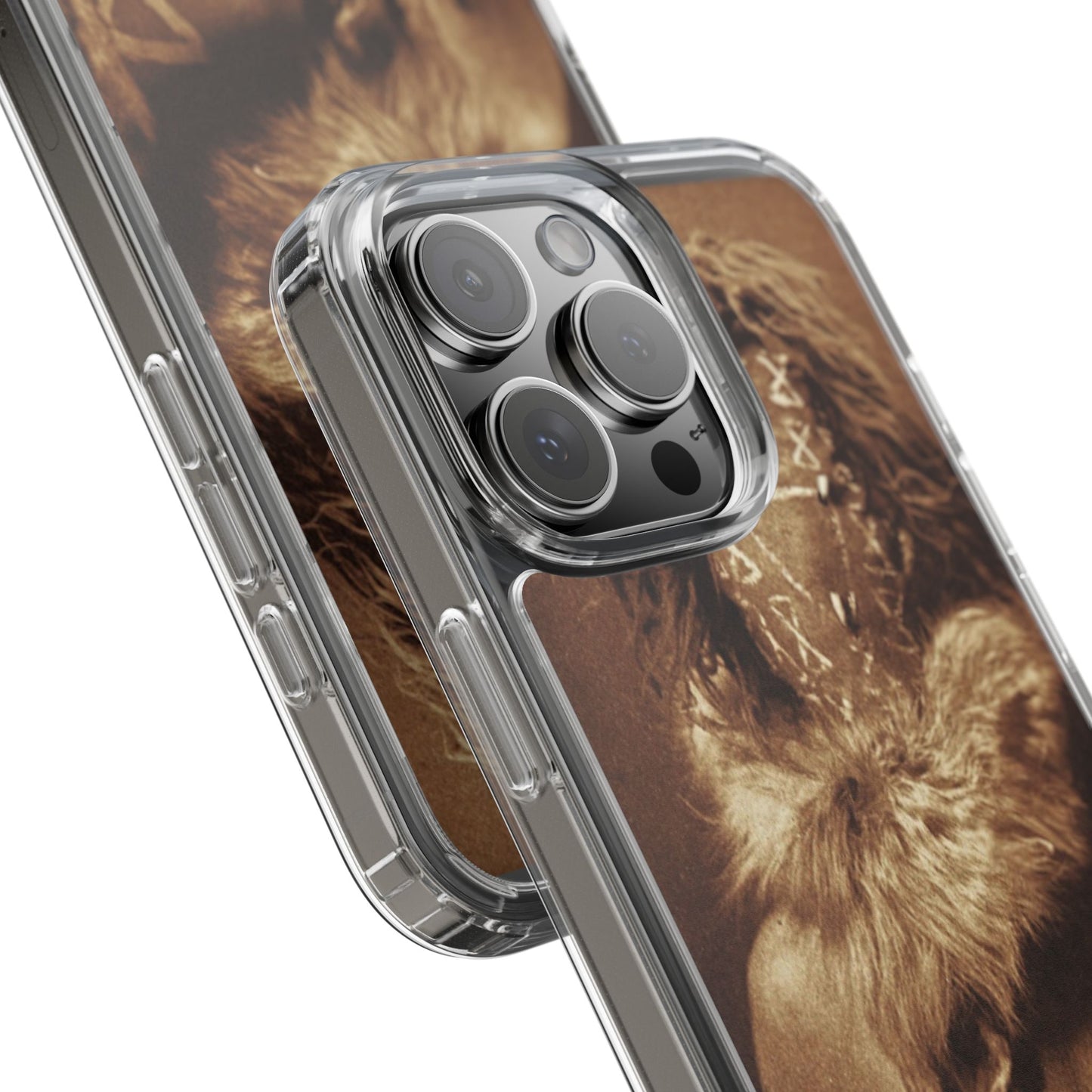 Yei Artistic Clear Phone Case for Unique Expression, Phone Accessories, Nature Lovers, Boho Style, Gift for Him/Her