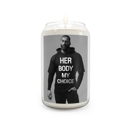 GIGA Empowering Scented Soy Candles, Her Body My Choice, Eco-Friendly Gifts, Relaxation, Home Decor, Self-Care, Mindfulness