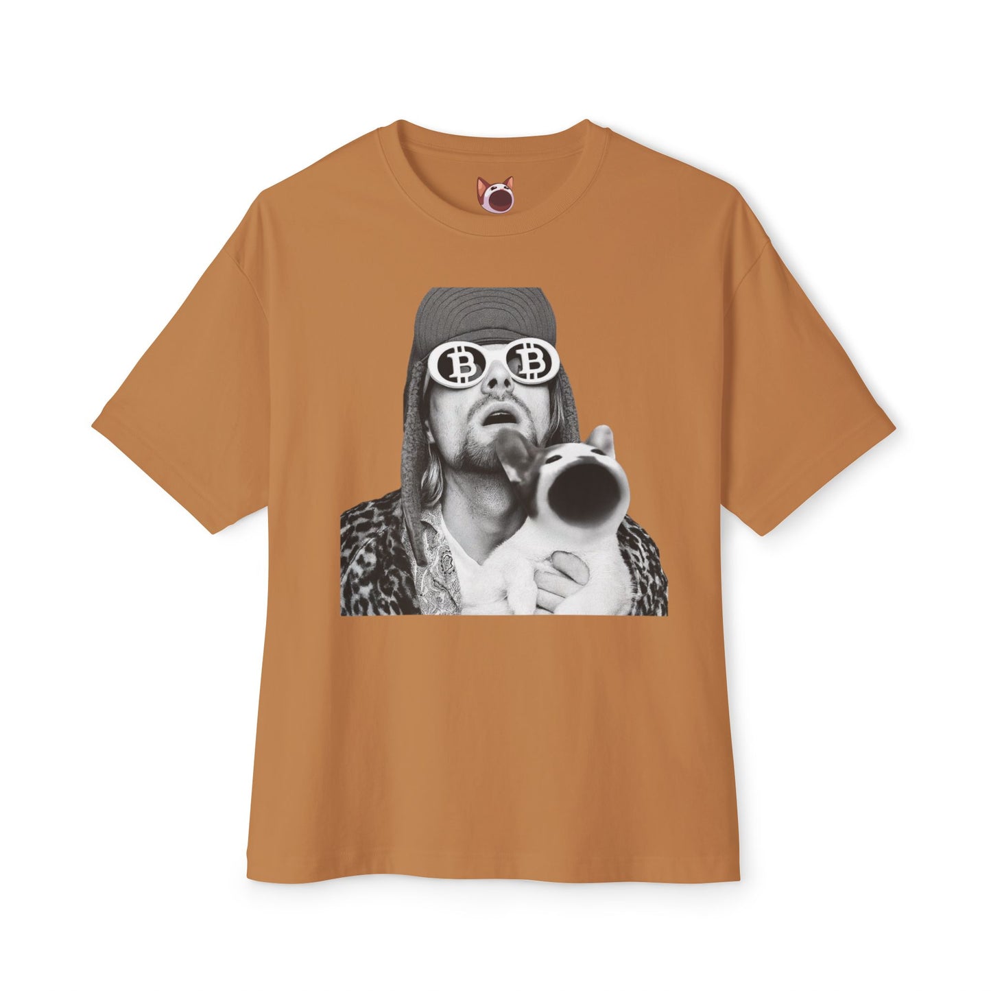 POPCAT Graphic Tee, Relaxed Fashion Top, Unique Gift for Cat Lovers, Funny Statement Shirt, Ideal for Gift Giving