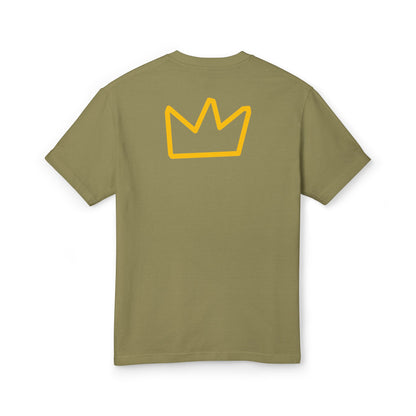Trench Merch Crown Logo Unisex Heavyweight Cotton Tee, Casual Streetwear Shirt, Gift for Him/Her, Summer Style, Vibrant Graphics Tee