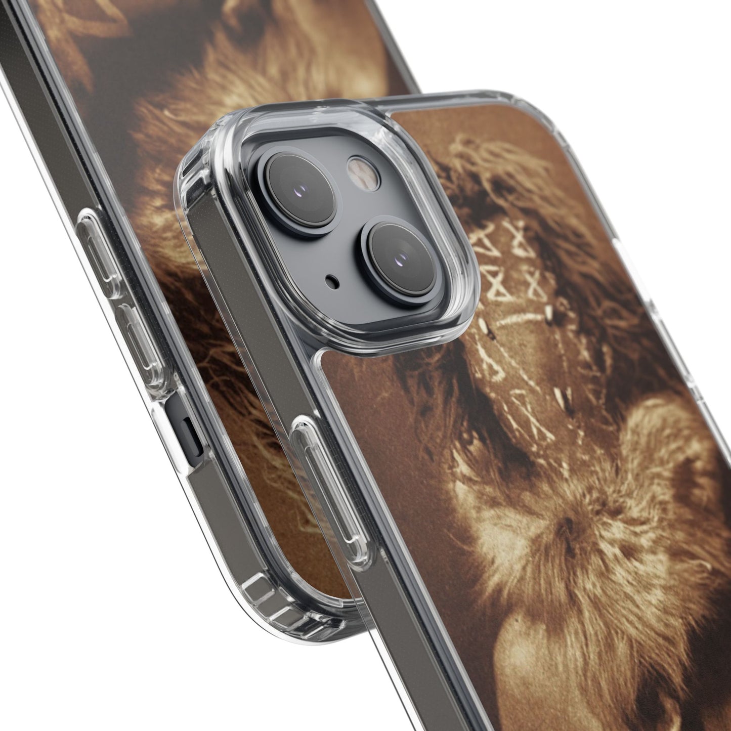 Yei Artistic Clear Phone Case for Unique Expression, Phone Accessories, Nature Lovers, Boho Style, Gift for Him/Her