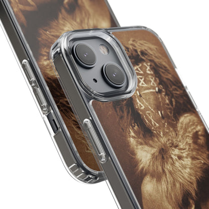 Yei Artistic Clear Phone Case for Unique Expression, Phone Accessories, Nature Lovers, Boho Style, Gift for Him/Her