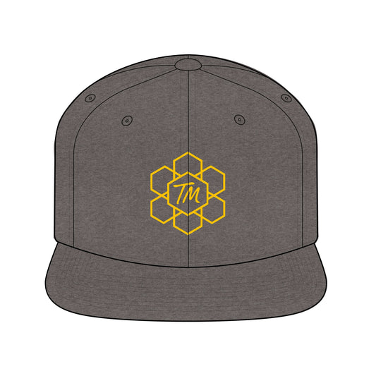 Trench Merch Stylish Unisex Snapback Hat, Trendy Bee Inspired Cap, Summer Accessory, Gift for Him/Her, Outdoor Sports Hat, Festival Headwear