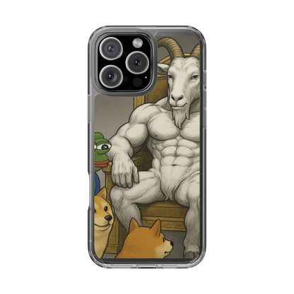 Whimsical Clear Phone Cases with Goat Design - Perfect Gift for Animal Lovers, Unique Phone Accessories, Fun Cell Phone Cases, Quirky [...]