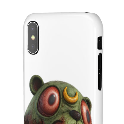 4NBT Zombie Bear Phone Case, Horror Snap Case, Cute but Spooky Accessory, Gift for Halloween, Unique Phone Cover