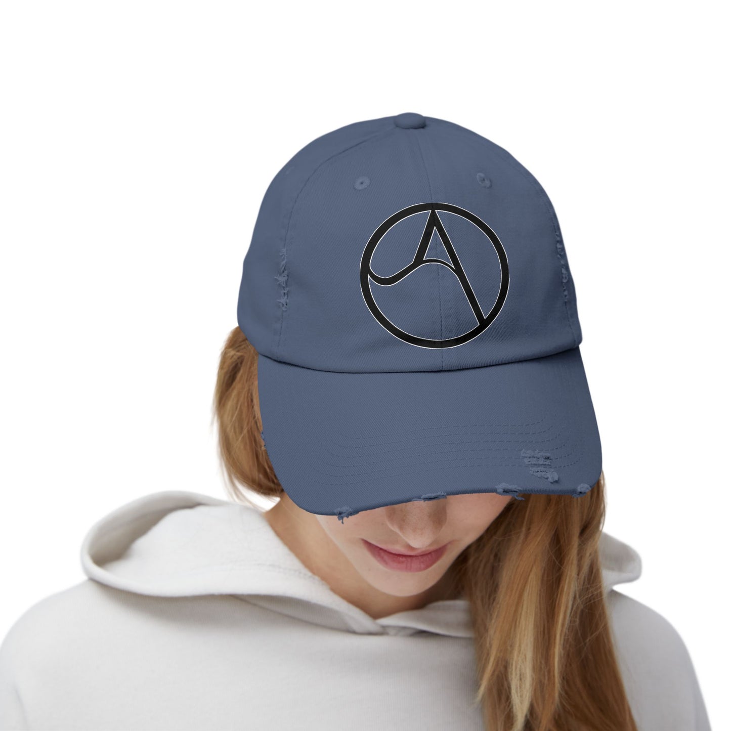 @ye Trendy Unisex Distressed Cap, Casual Hat, Vintage Style, Adjustable Dad Hat, Gift for Him or Her, Everyday Wear