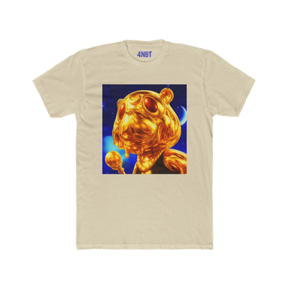 4NBT Golden Bear Unisex Crew Tee, Funky Graphic T-Shirt, Casual Streetwear, Unique Gift, Art Tee for Animal Lovers