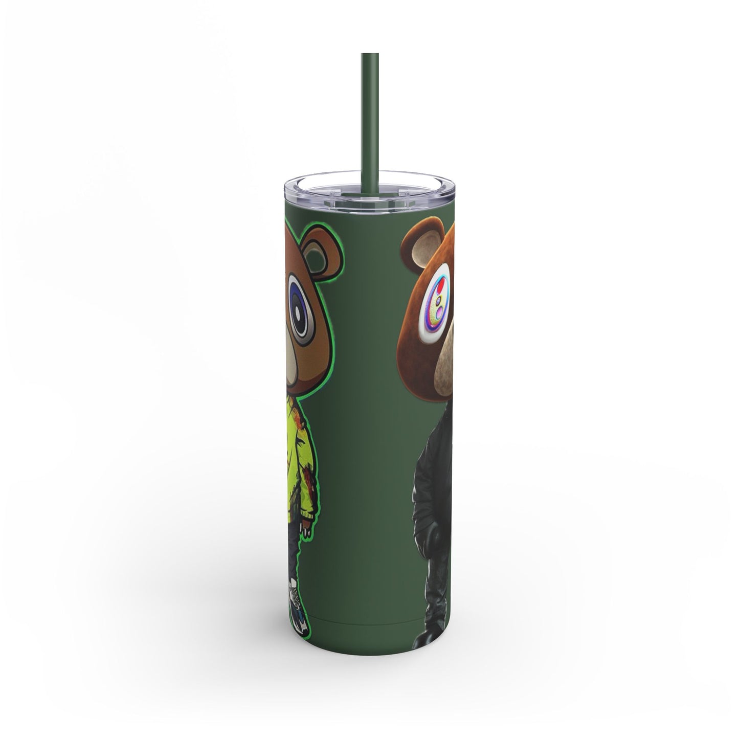 Ye Bear Tumbler, Cute Cartoon Drinkware, Funny Gift for Fans, Perfect for Birthdays & Holidays, 20oz Skinny Cup