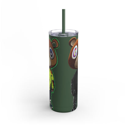 Ye Bear Tumbler, Cute Cartoon Drinkware, Funny Gift for Fans, Perfect for Birthdays & Holidays, 20oz Skinny Cup