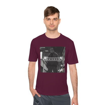 KANYECOIN Unisex Moisture Wicking Tee, Cool Graphic Tee, Music Lover Gift, Urban Style Shirt, Sportswear, Trendy Tee for Fans