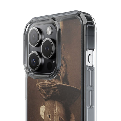 Yei Vintage Ethnic Clear Phone Case, Unique Phone Protector, Bohemian iPhone Case, Artistic Clear Cover, Cultural Phone Accessory