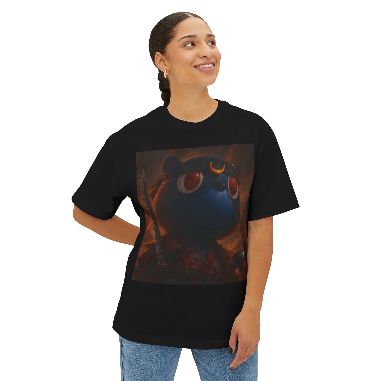 4NBT Fierce Fantasy Graphic Tee, Unisex Oversized Shirt, Casual Streetwear, Gamer Apparel, Unique Gift for Anime Fans