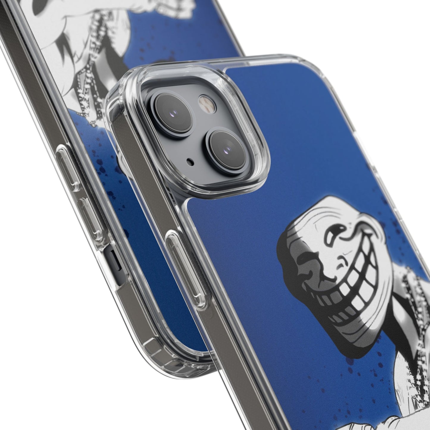 TROLL Clear Cases with Bold Graphic Design, Awesome Phone Accessories, Unique Gifts, Cartoon Phone Covers, Trendy Tech Gear