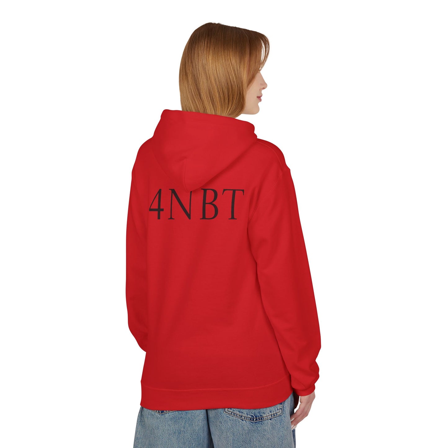4NBT Fleece Hoodie with Fun Graphic, Cool Streetwear, Unisex Apparel, Unique Gift for Gamers, Trendy Layering Piece