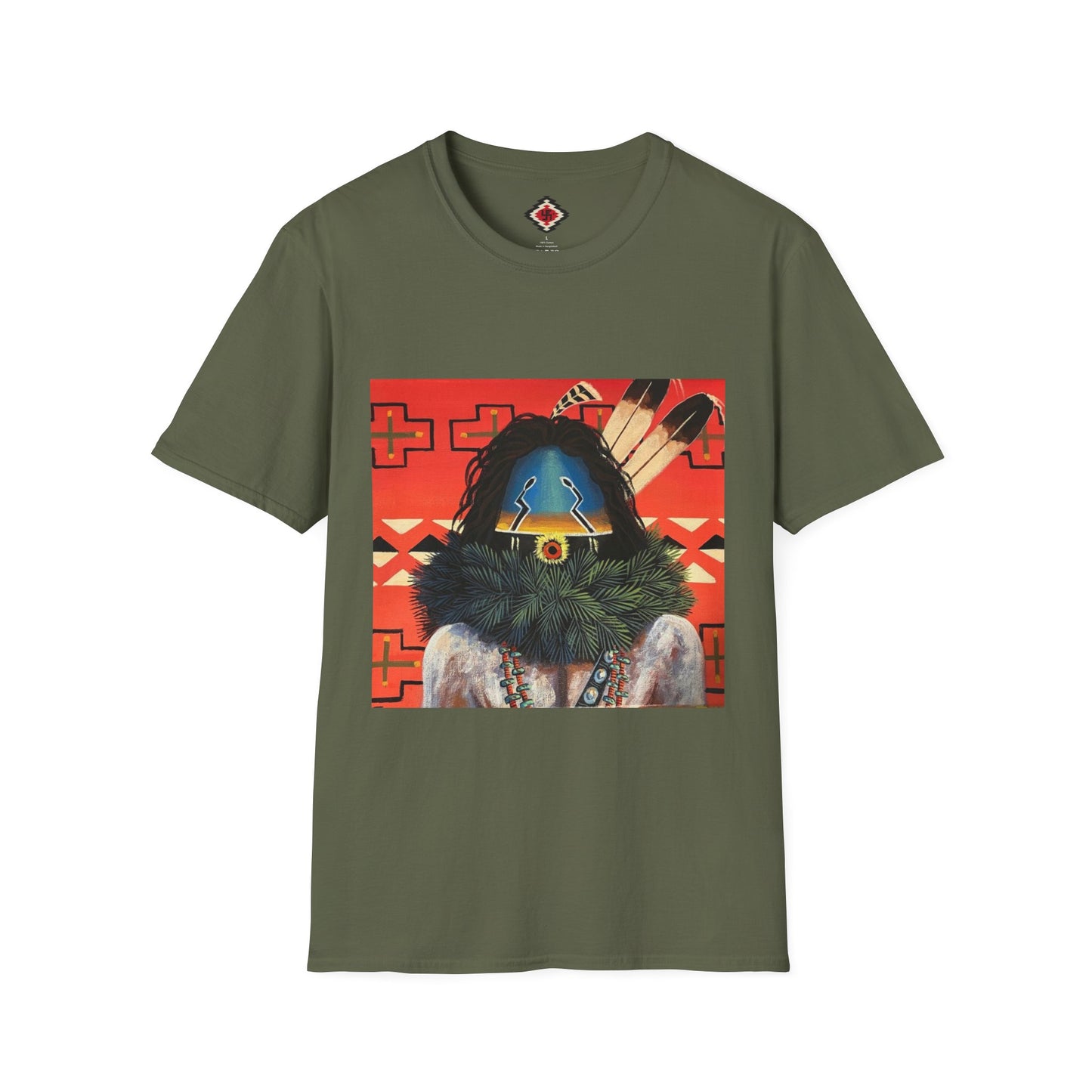 Yei Cultural Art T-Shirt | Unisex, Artistic Tee, Unique Design, Boho Fashion, Vintage Style, Gift for Her/Him