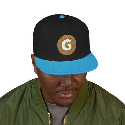 Custom Goat Embroidered Snapback Cap, Trendy Hat, Streetwear Accessory, Gift for Him, Casual Headwear, Sports Cap, Logo Hat