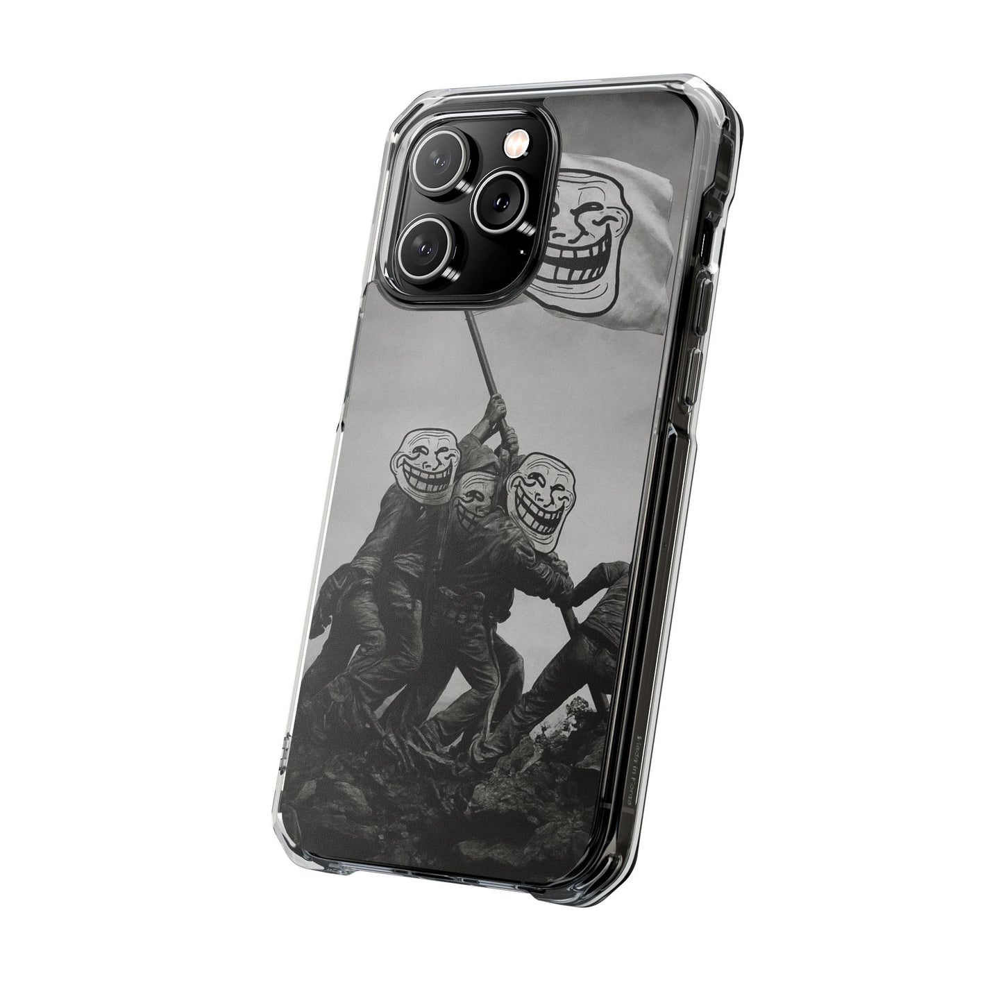 TROLL Flag Phone Case, Trendy Phone Cover, Gift for Gamers, Unique Phone Accessory, Funny Phone Protection