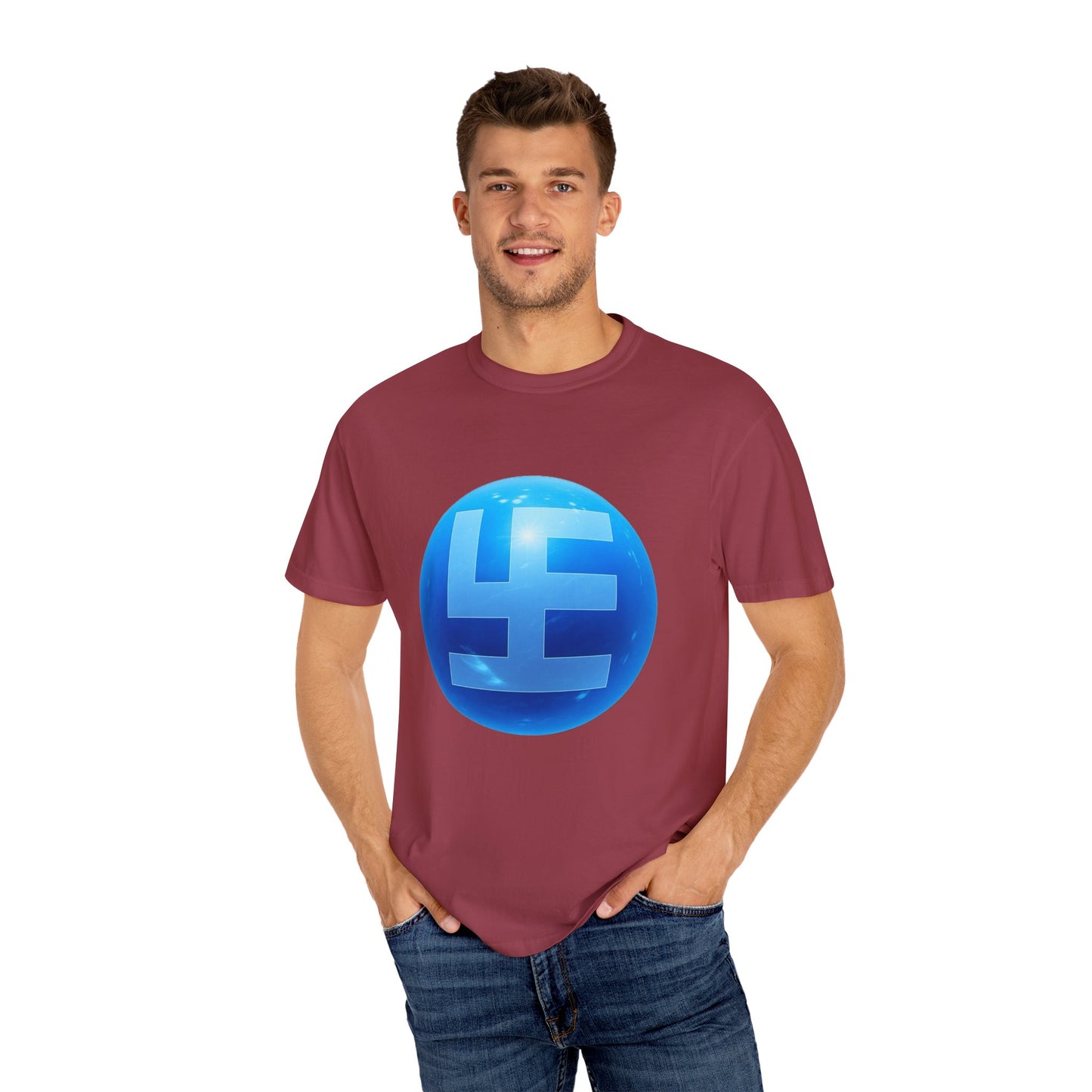 Swasticoin Unisex Garment-Dyed T-shirt: Trendy Casual Wear for Everyday Style, Gift for Friends, Unique Graphic Tee, Stylish Summer Apparel, [...]