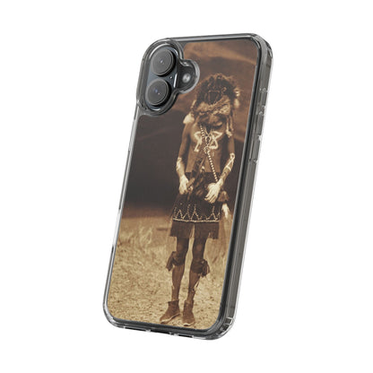 Vintage Spirit Animal Clear Phone Case, Eco-Friendly Cell Phone Cover, Unique Gift for Nature Lovers, Boho Style Mobile Accessory, [...]