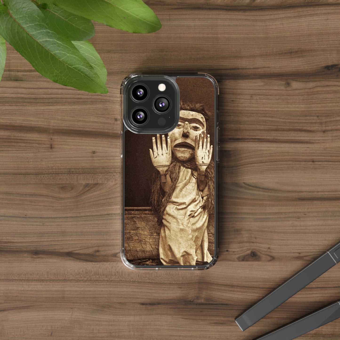 Yei Unique Clear Phone Case with Vintage Puppet Design, Artistic Phone Cover, Retro Style Protection, Gifts for Theater Lovers, Customized [...]