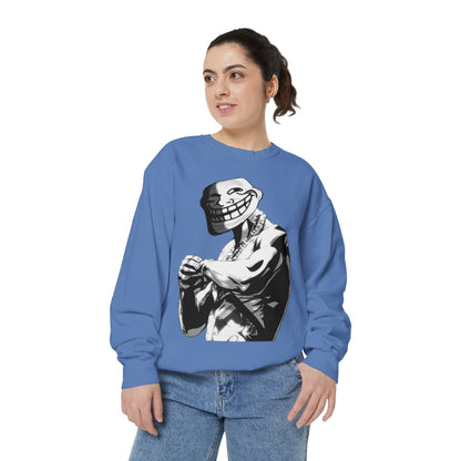 TROLL Stylish Unisex Sweatshirt with Playful Graphic, Trendy Streetwear, Cozy and Casual, Perfect Gift for Any Occasion, Unique Art Design