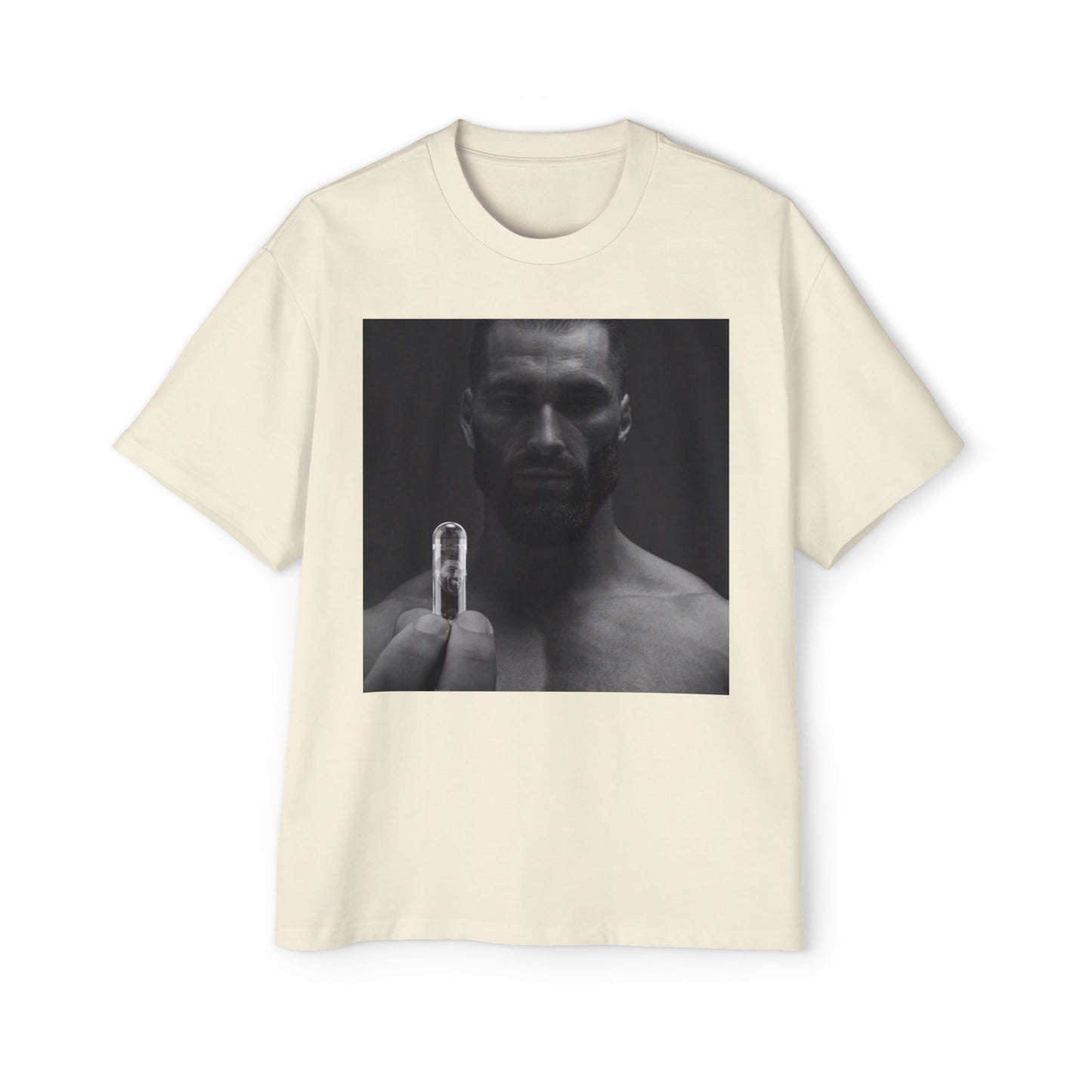 GIGA Men's Oversized Graphic Tee - Streetwear Staple, Gigachad Design, Casual Comfort, Perfect Gift for Him, Ideal for Music Festivals, [...]
