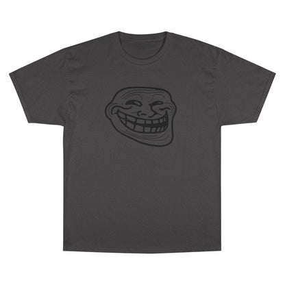 TROLL Funny Meme Champion T-Shirt, Humor Shirt, Gift for Gamers, Casual Wear, Laughing Face Tee, Perfect for Parties