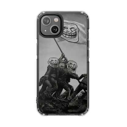 TROLL Flag Phone Case, Trendy Phone Cover, Gift for Gamers, Unique Phone Accessory, Funny Phone Protection