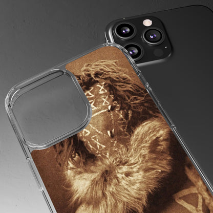 Yei Artistic Clear Phone Case for Unique Expression, Phone Accessories, Nature Lovers, Boho Style, Gift for Him/Her