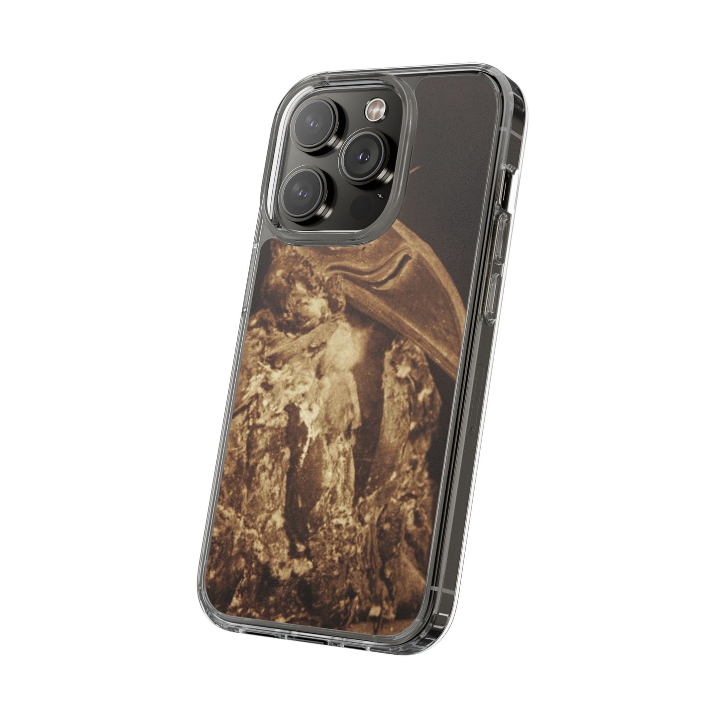 Yei Vintage Bird Design Clear Phone Case, Artistic Phone Accessories, Unique Gift for Nature Lovers, Eco-Friendly Tech Case, Stylish Protection