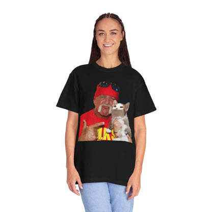 POPCAT Hilarious Unisex T-Shirt: Perfect for Dads, Pet Lovers, Gifts, Funny Apparel, Casual Wear, Cat Lovers