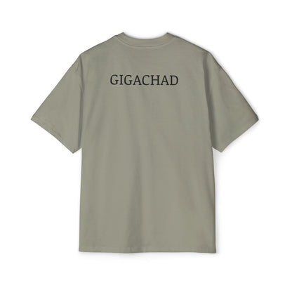 GIGA Men's Heavy Oversized Tee | Casual Streetwear Shirt, Graphic Tee, Gift for Him, Unisex Style, Trendy Apparel
