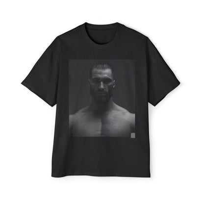 GIGA Stylish Men's Oversized Tee for Comfort Lovers, Casual Wear, Street Style, Gift for Him, Trendy Tee with Gigachad Design