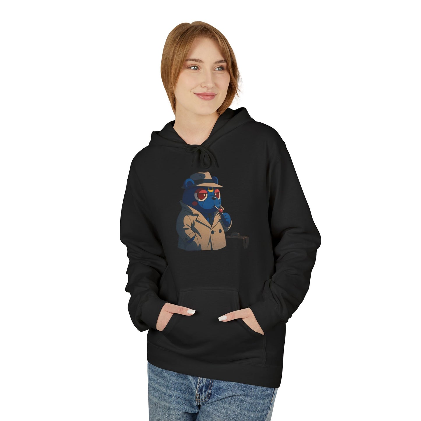 4NBT Fleece Hoodie with Fun Graphic, Cool Streetwear, Unisex Apparel, Unique Gift for Gamers, Trendy Layering Piece
