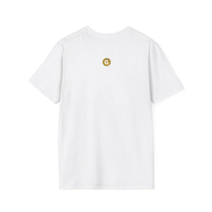 Golden Goat Unisex Softstyle T-Shirt | Cute Goat Tee for Animal Lovers, Birthday Gift, Casual Wear, Farmhouse Decor, Nature Fans