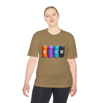 Swasticoin/Crypto Cans Unisex Moisture Wicking Tee, Perfect for Gamers, Crypto Enthusiasts, Gift for Tech Lovers, Casual Wear, Sports Shirt