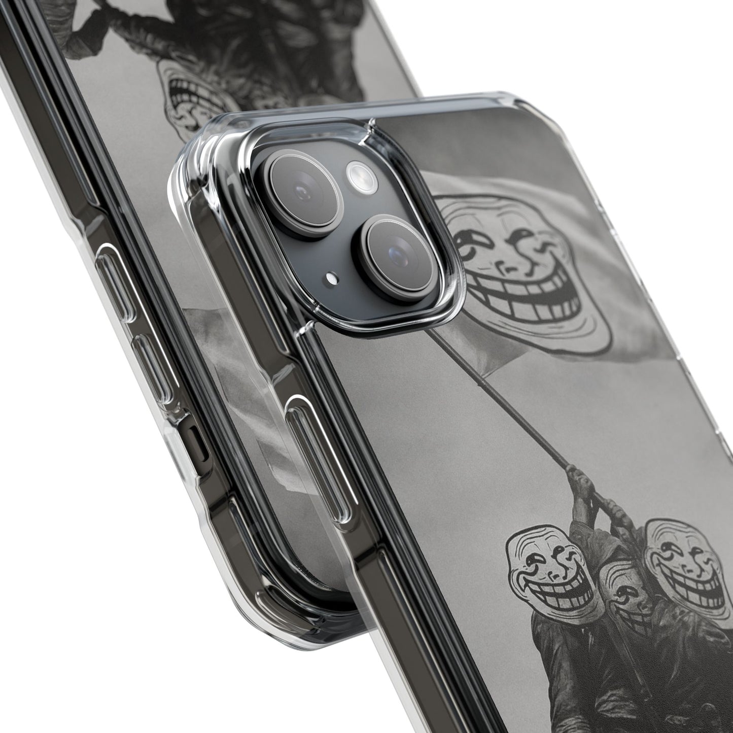 TROLL Flag Phone Case, Trendy Phone Cover, Gift for Gamers, Unique Phone Accessory, Funny Phone Protection