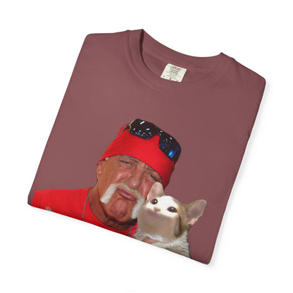POPCAT Hilarious Unisex T-Shirt: Perfect for Dads, Pet Lovers, Gifts, Funny Apparel, Casual Wear, Cat Lovers