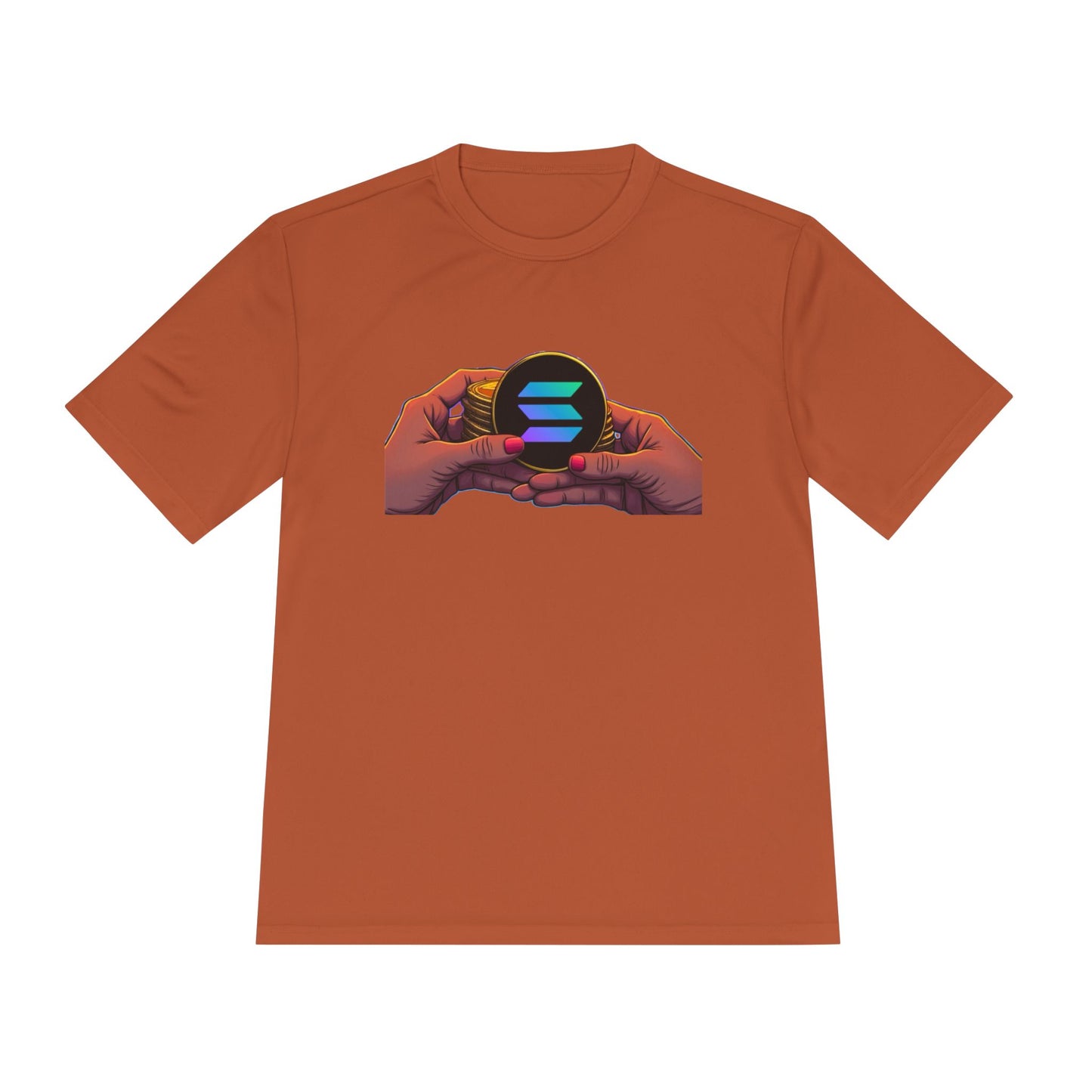 Unisex Moisture Wicking Tee featuring SOLANA & YZY designs, Perfect for Athletes, Casual Wear, Fitness Goals, Everyday Use, Sports Events