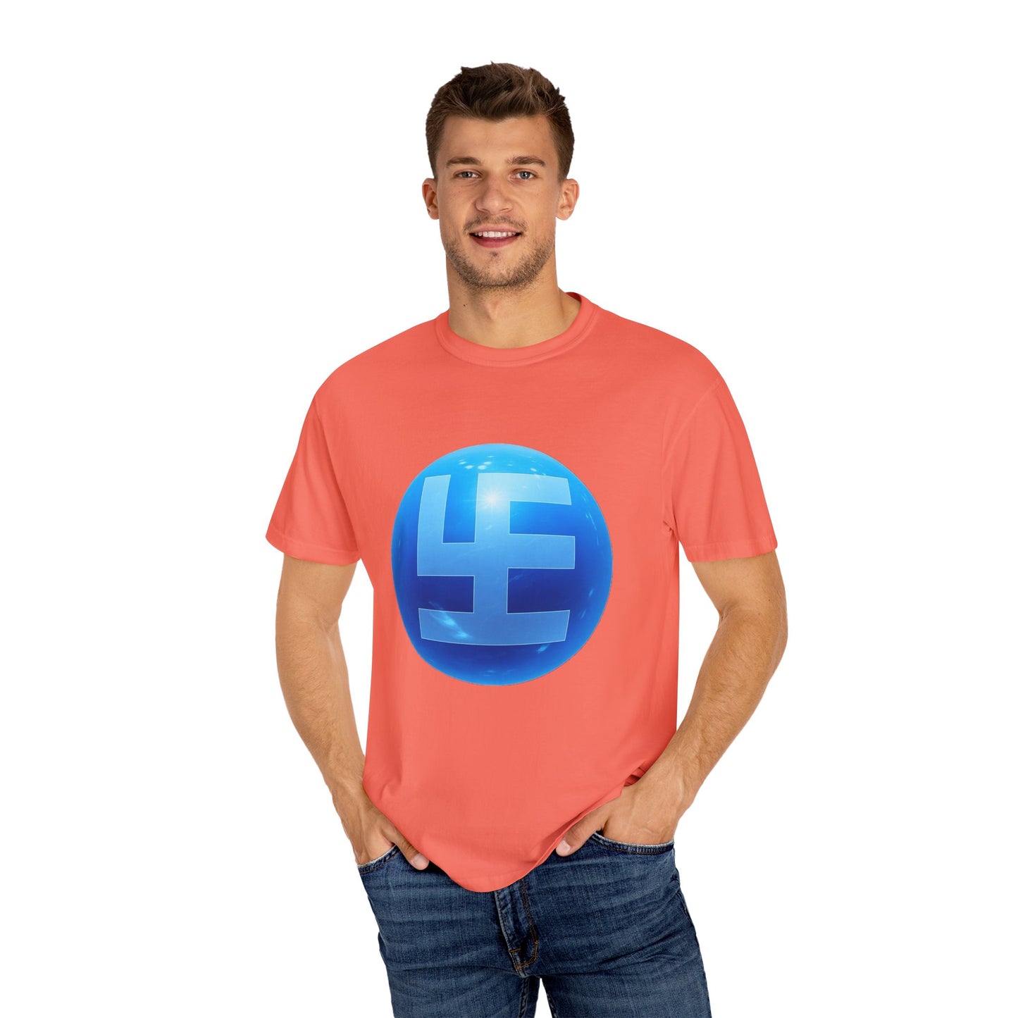 Swasticoin Unisex Garment-Dyed T-shirt: Trendy Casual Wear for Everyday Style, Gift for Friends, Unique Graphic Tee, Stylish Summer Apparel, [...]