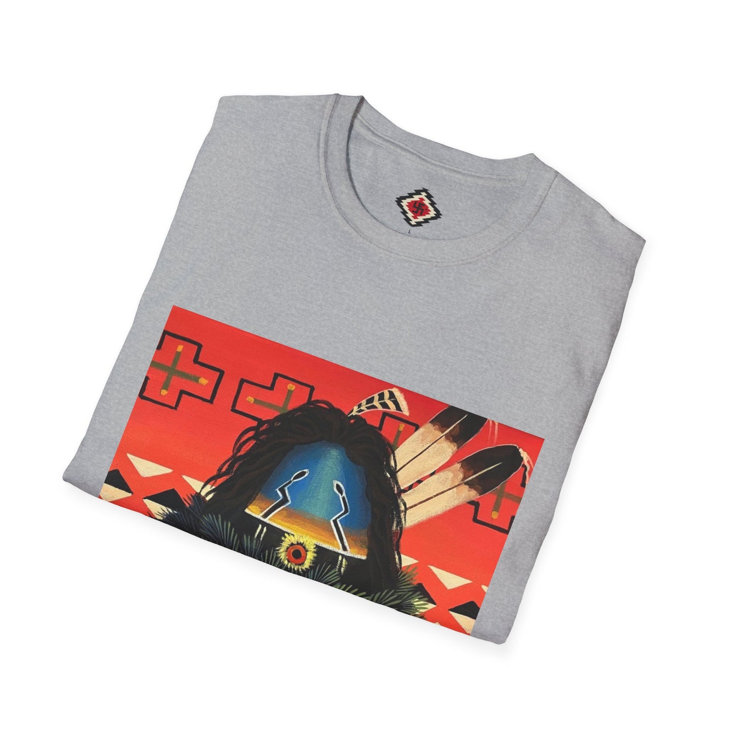 Yei Cultural Art T-Shirt | Unisex, Artistic Tee, Unique Design, Boho Fashion, Vintage Style, Gift for Her/Him