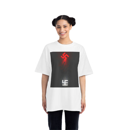 Swasticoin Graphic Short-Sleeve T-Shirt, Statement Tee, Casual Wear, Unique Gift, Streetwear, Fashion Tee