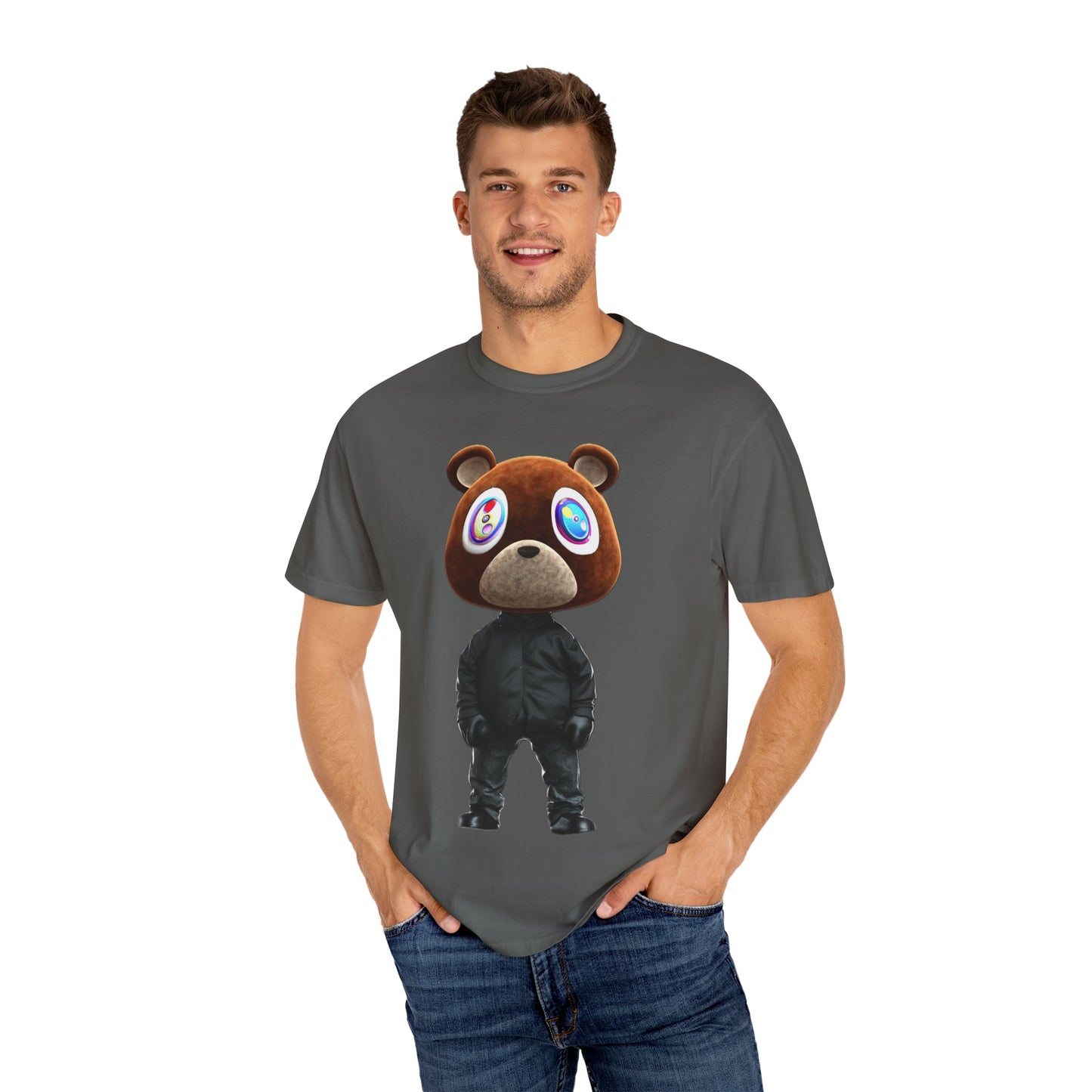 Ye Bear Graphic Unisex T-Shirt, Cute Casual Tee, Gift for Animal Lovers, Streetwear Top, Unique Graphic Tee