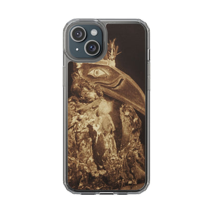 Yei Vintage Bird Design Clear Phone Case, Artistic Phone Accessories, Unique Gift for Nature Lovers, Eco-Friendly Tech Case, Stylish Protection